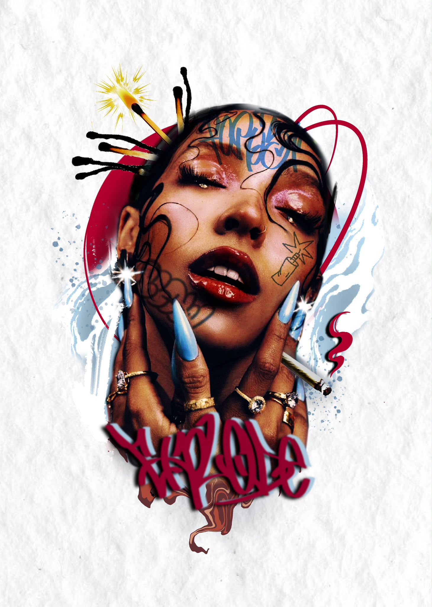 Flash tattoo design by Forist Amber London